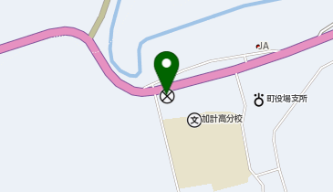 山県警察署中野駐在所の地図画像