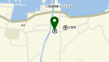 江田島警察署三高駐在所の地図画像