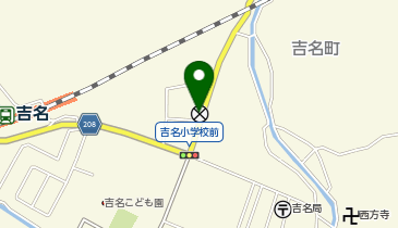 竹原警察署吉名駐在所の地図画像