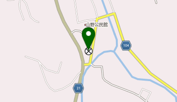 福山北警察署山野駐在所の地図画像