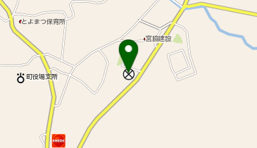 福山北警察署豊松駐在所の地図画像