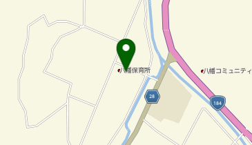 三次警察署八幡駐在所の地図画像