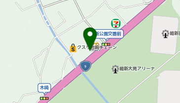 山口警察署維新公園交番の地図画像
