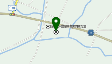 山口警察署阿東幹部交番の地図画像