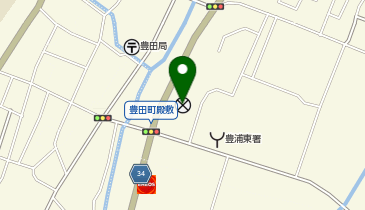 長府警察署豊田幹部交番の地図画像