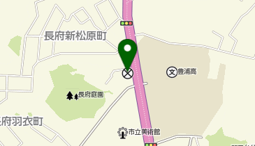 長府警察署城下町長府交番の地図画像