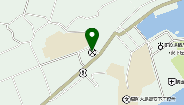 柳井警察署安下庄駐在所の地図画像