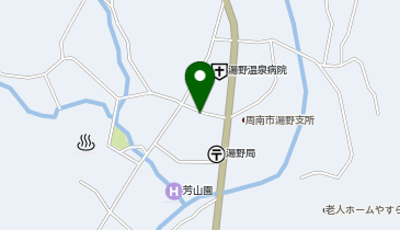 周南警察署湯野駐在所の地図画像