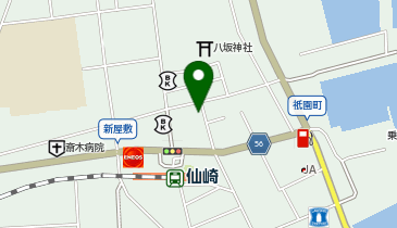 長門警察署仙崎駐在所の地図画像