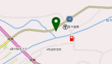 萩警察署佐々並駐在所の地図画像