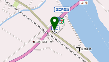 萩警察署山田駐在所の地図画像