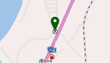 萩警察署大井駐在所の地図画像