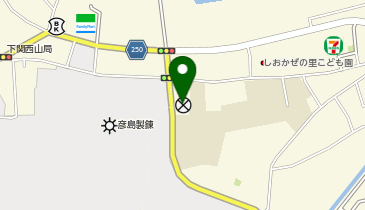 下関警察署西山駐在所の地図画像