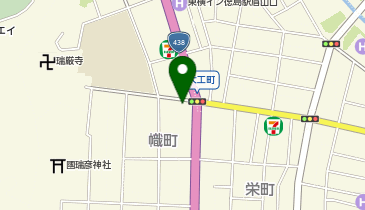 徳島中央警察署大道交番の地図画像