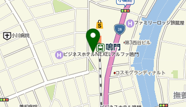 鳴門警察署撫養町交番の地図画像