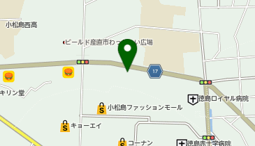 小松島警察署ひのみね交番の地図画像