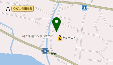 美馬警察署脇町うだつ交番の地図画像