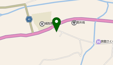 徳島名西警察署神山町神領駐在所の地図画像