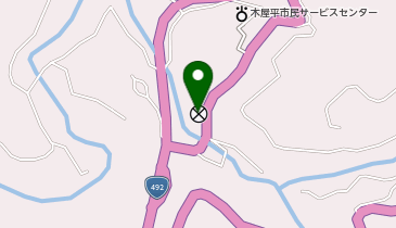 美馬警察署木屋平駐在所の地図画像