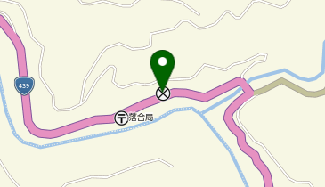 三好警察署東祖谷落合駐在所の地図画像