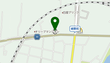 高松北警察署香東交番の地図画像