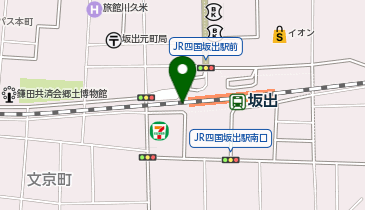 坂出警察署坂出駅前交番の地図画像