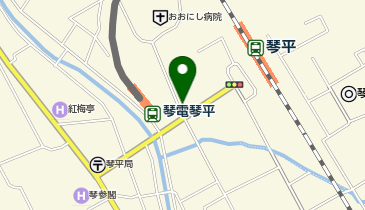 琴平警察署琴平駅前交番の地図画像