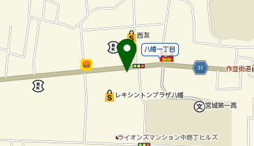 仙台北警察署八幡交番の地図画像