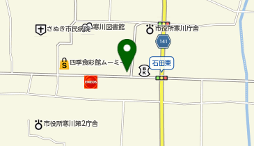 さぬき警察署石田駐在所の地図画像