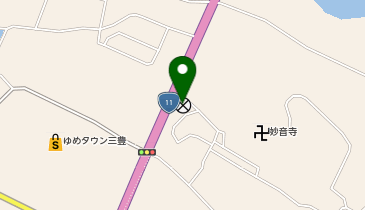 三豊警察署豊中南駐在所の地図画像