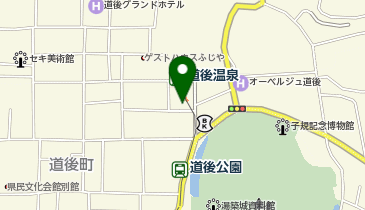 松山東警察署道後交番の地図画像