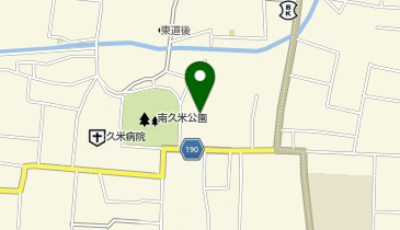 松山南警察署久米交番の地図画像