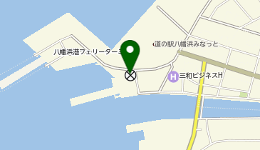 八幡浜警察署みなと交番の地図画像