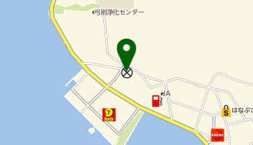 伯方警察署弓削駐在所の地図画像