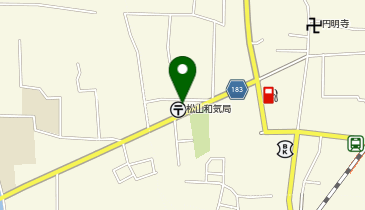 松山西警察署和気駐在所の地図画像