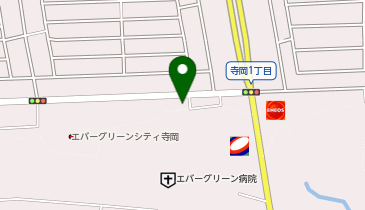 泉警察署寺岡交番の地図画像