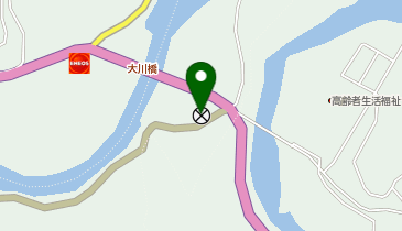 大洲警察署森山駐在所の地図画像