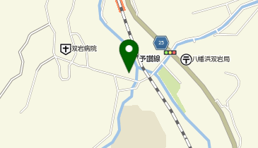 八幡浜警察署双岩駐在所の地図画像