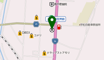 西予警察署上松葉駐在所の地図画像