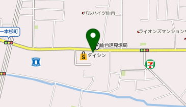 若林警察署若林中央交番の地図画像