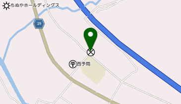 西予警察署皆田駐在所の地図画像