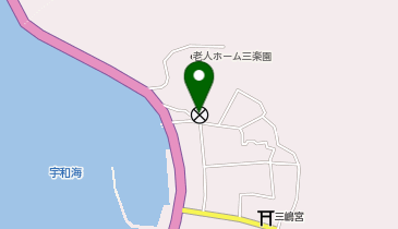 西予警察署三島駐在所の地図画像