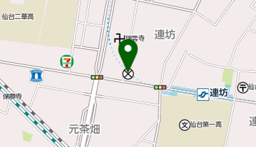 若林警察署連坊交番の地図画像