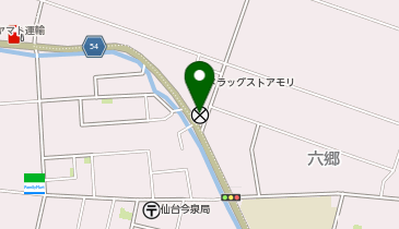 若林警察署六郷交番の地図画像