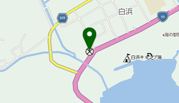 室戸警察署甲浦駐在所の地図画像