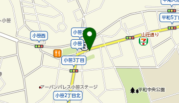 中央警察署小笹交番の地図画像