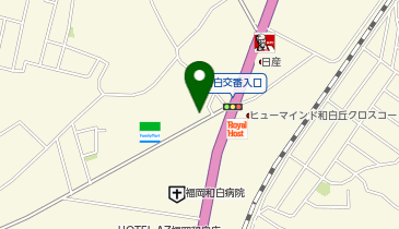 東警察署和白交番の地図画像