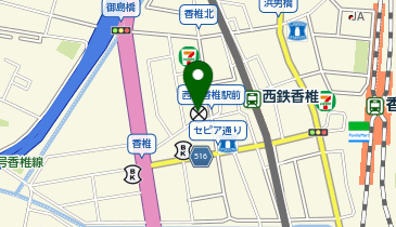 東警察署香椎交番の地図画像