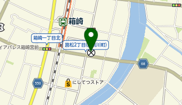 東警察署箱崎駅東交番の地図画像