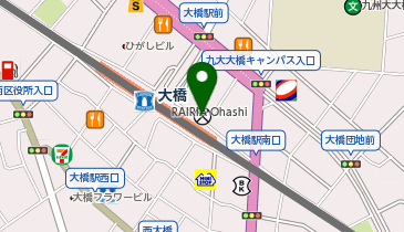 南警察署大橋交番の地図画像